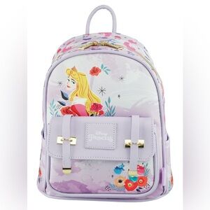 WondaPop Disney Princess Aurora 11" Vegan Leather Mini Backpack